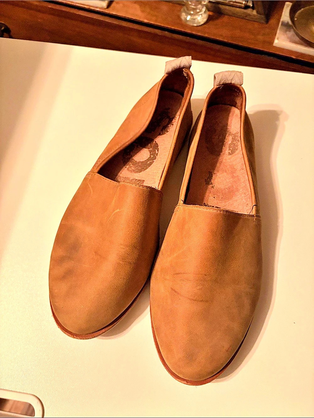 Sorel Ella Slip-On Brown Slip-On Flats